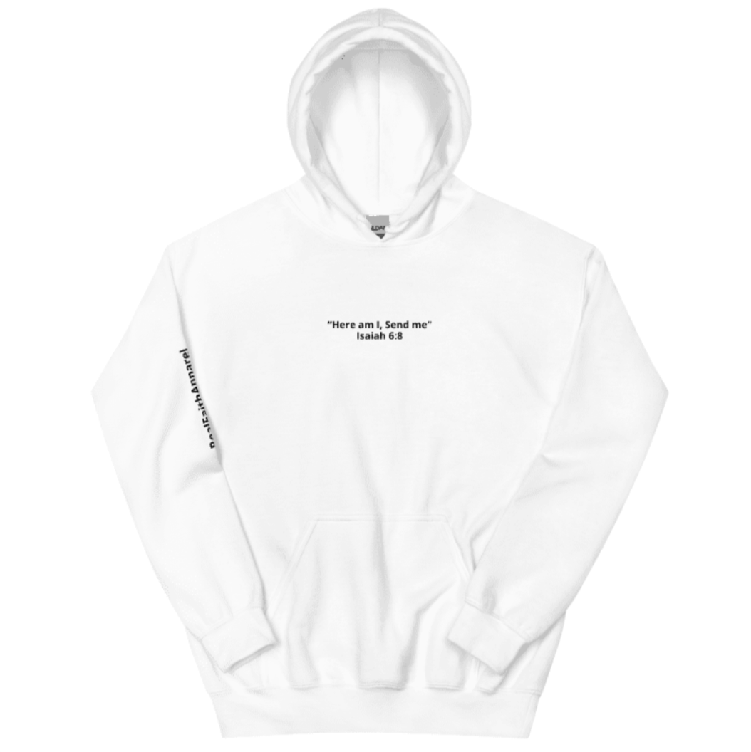 “Here am I, Send me” Hoodie RealFaithApparel