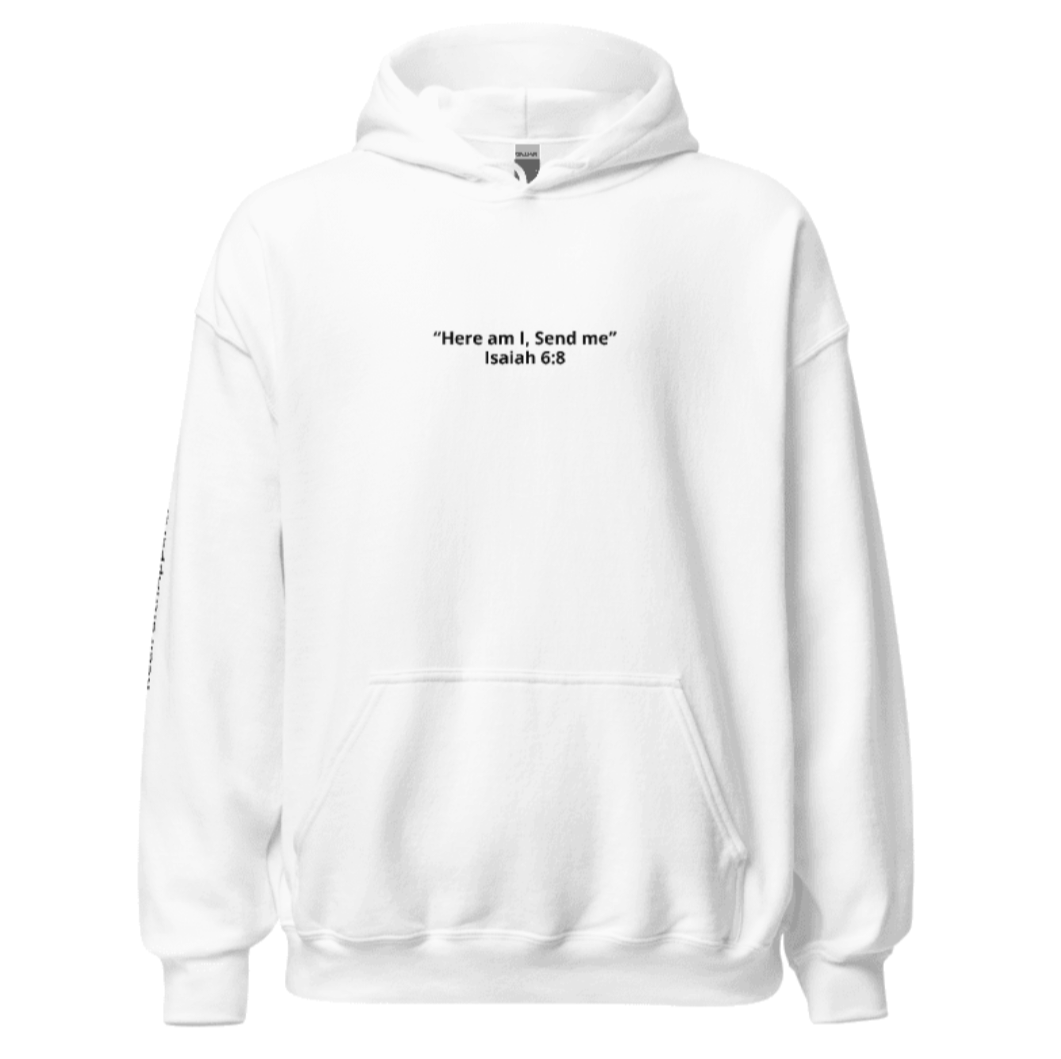 “Here am I, Send me” Hoodie RealFaithApparel
